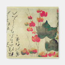 Poppies Fridge Magnets