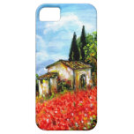 POPPIES IN TUSCANY