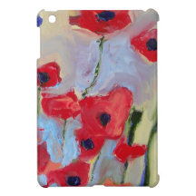 Poppies iPad Mini Covers