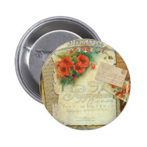 Poppies Memories and French Script buttons