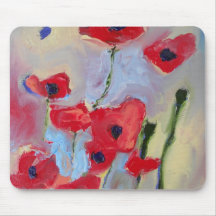 Poppies Mouse Pads