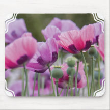 Poppy Field Mouse Pad