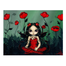 "Poppy Garden" Postcard