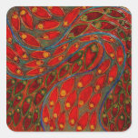 poppy & juggler (painting) sticker