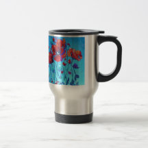Poppy Painting V Mugs