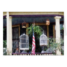 Porch With Bird Cages Cards