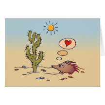 Porcupine Love card