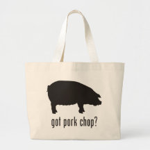 Pork Chop Tote Bag