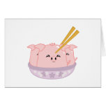 Pork Dumplings Greeting Cards