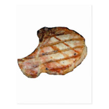 Porkchops Are Delicious Postcards