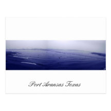 Port Aransas (Panoramic) Fog Postcard