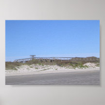 Port Aransas Texas Boardwalk Poster