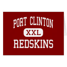Port Clinton - Redskins - High - Port Clinton Ohio Card