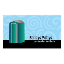 Portable Toilets Business cards