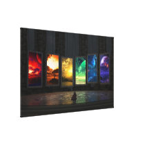Portals Wrapped Canvas