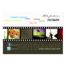 Portfolio business cards photos template