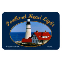 Portland Head Light Rectangular Magnets
