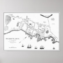 Portland, Maine Before the Mowat Burning, 1775 Posters