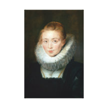 Portrait Maid Honour Infanta Isabella Rubens Paul Gallery Wrap Canvas