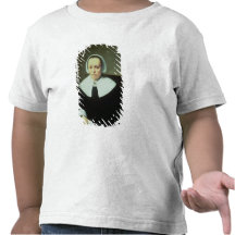 Portrait of a Lady with White Collar and Cuffs Shirt