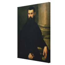 Portrait of a Man (oil on canvas) canvas prints