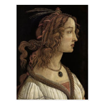 Portrait of a Young Woman Post Cards