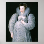 Portrait of an Unknown Lady, c.1595 Poster