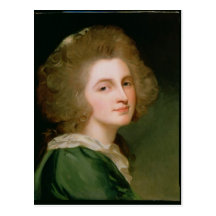 Portrait of Ann Barbara Russell Postcard