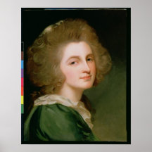 Portrait of Ann Barbara Russell Poster