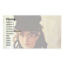 Portrait Of Berthe Morisot Business Card