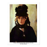 Portrait Of Berthe Morisot Post Card