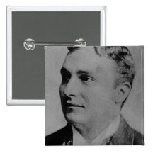 Portrait of Charles Spencer Chaplin, Sr Pinback Button