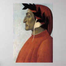 Portrait of Dante Poster