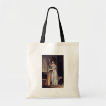 Portrait Of Eliza Ridgely (The Lady With The Harp) Canvas Bag