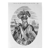 Portrait of Francisco Pizarro posters