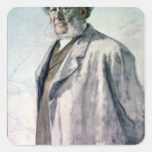 Portrait of Henrik Ibsen, 1895 Stickers