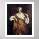 Portrait of Hon. Mary Wharton Posters