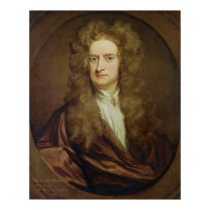 Portrait of Isaac Newton  1702 posters
