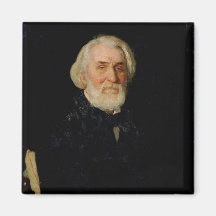 Portrait of Ivan S. Turgenev , 1879 Magnets
