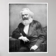 Portrait of Karl Marx Print