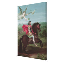 Portrait of Louis XIV 2 Gallery Wrapped Canvas