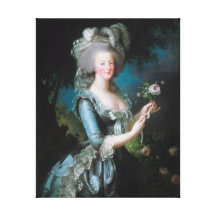 Portrait Of Marie Antoinette Gallery Wrapped Canvas