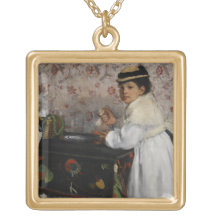 Portrait of Mlle. Hortense ValpinÃ§on, c.1871 Pendant