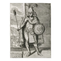 Portrait of Montezuma II posters