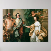 Portrait of Mr. and Mrs. John Custance, 1778 Posters
