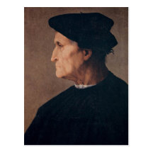 Portrait of old Man postcard