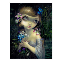 "Portrait of Ophelia" Postcard