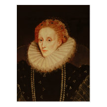 Portrait of Queen Elizabeth I Post Card