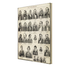 Portrait of Real Estate Dealers, Minnesota Canvas Prints