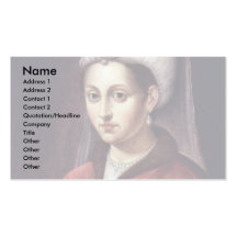 Portrait Of Roxelane By Venezianischer Meister Business Cards
